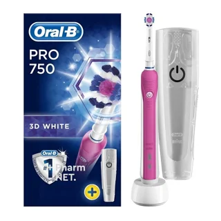 مسواک برقی اورال بی Oral-B مدل pro 750 سری 3D White